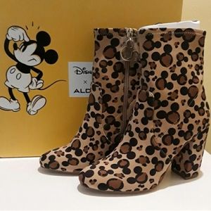 ALDO X MICKEY MOUSE COLLECTION BOOTS..